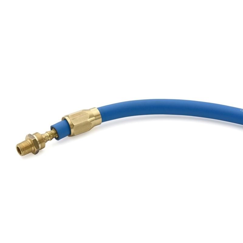 Fast Fix 3/8" Air Hose Assembly Repair Fitting - 1/4" MNPT Fixed