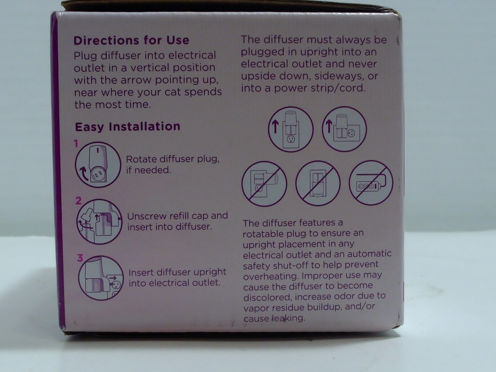 Comfort Zone Multi-Cat Pheromone Formula Diffuser Kit and 6 pk Cat Calming Refil