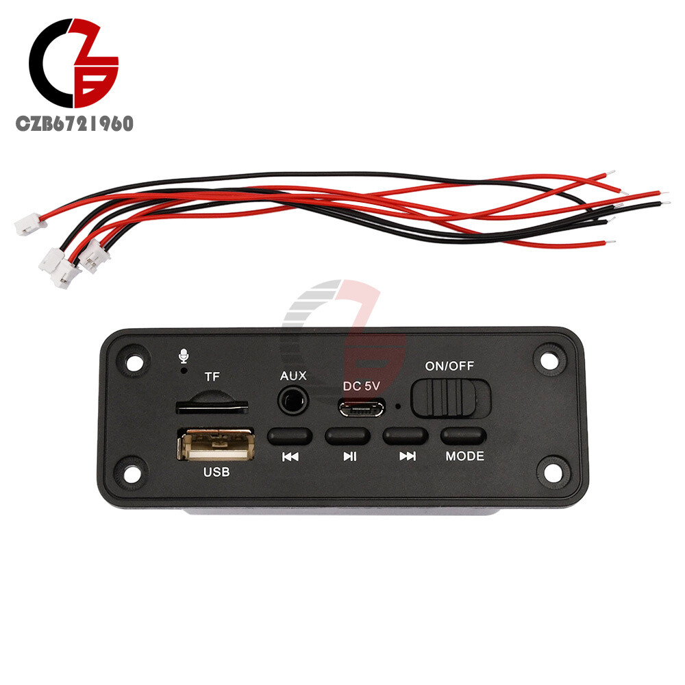 Audio Amplifier Decoder Board Audio Module USB TF Radio Bluetooth Car MP3 Player