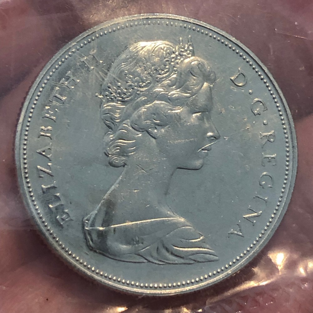 1969 Canada Dollar Nickel Proof-like Coin in original pkg - MS (Mint State UNC)