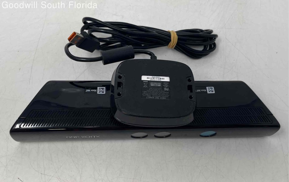 Microsoft Xbox 360 Black Kinect Sensor Motion Camera Not Tested