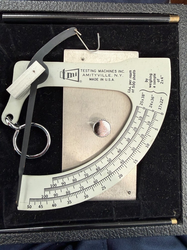 TMI Pocket Paper Basis Weight Scale Ream Testing Machine