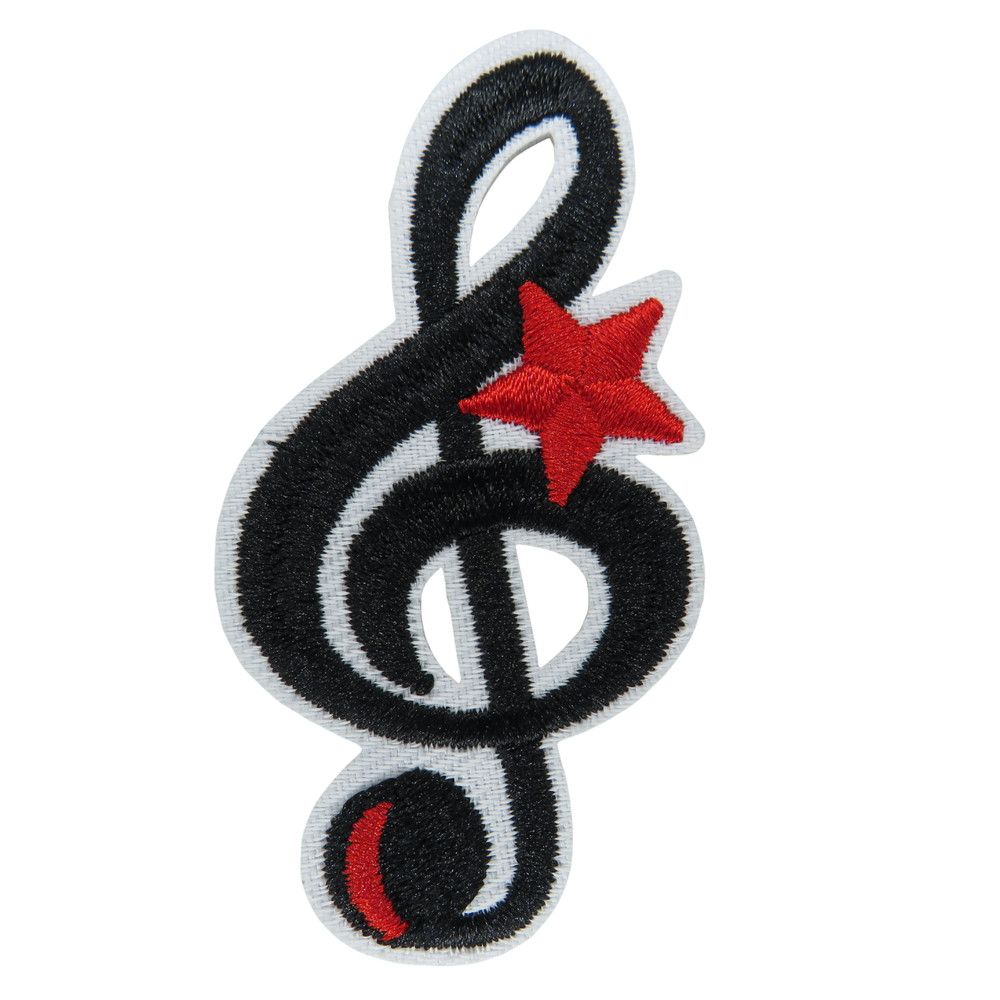 Music Note Patch Iron On Patch Biker Punk Patch Iron On