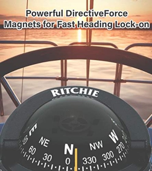 High-Temp Composite Explorer Compass 2 3/4" Surface Mount, Sun Shield, Portable