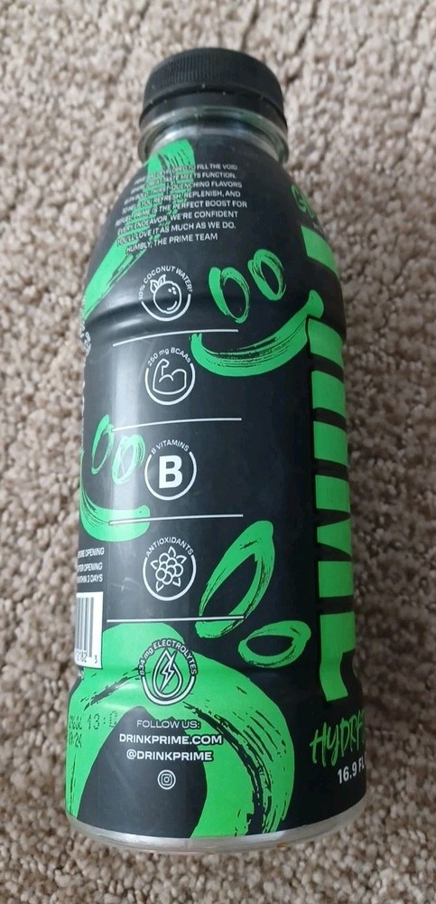 Glowberry Prime Hydration Drink Empty Bottle