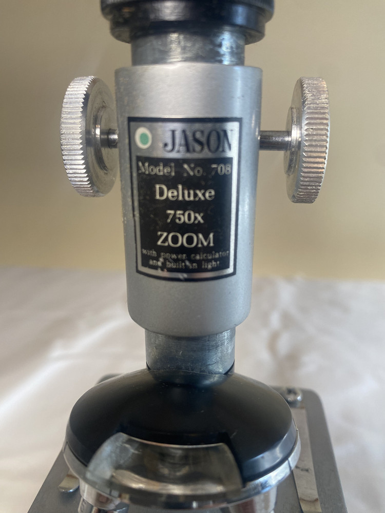 Vintage Microscope with Case