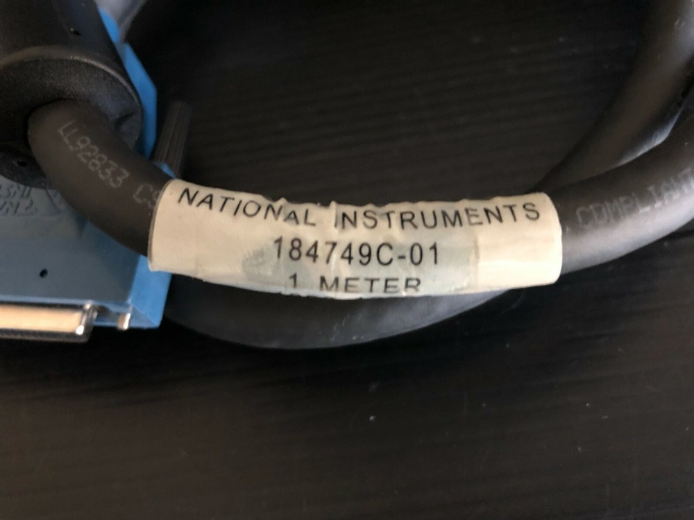 NI National Instruments Shielded DAQ Cable, 1m, 184749C-01, 1 meter