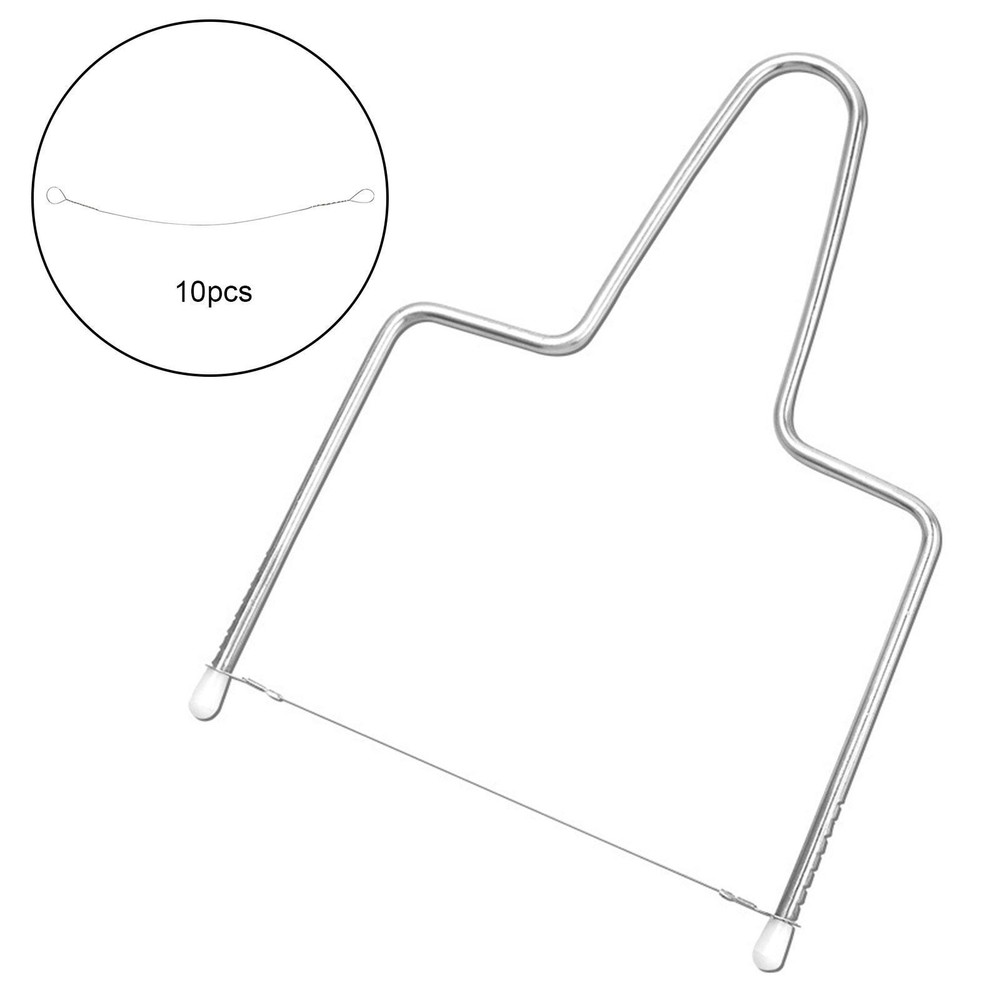 10 Pieces Replaceable Cheese Cutting Wire Butter Wire Splitter Cake Layer Slicer