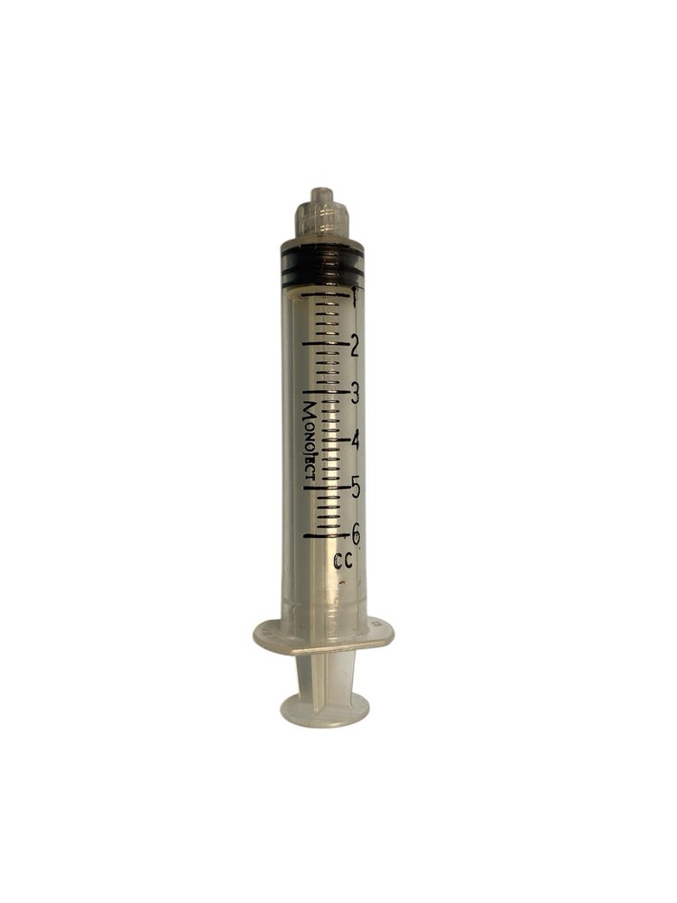 Vintage Monoject 6cc Syringe - Prop / Craft Use