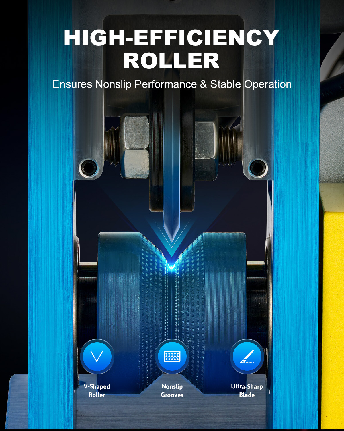 CREWORKS Portable Electric Wire Stripping Machine Comercial 1/4HP Cable Stripper