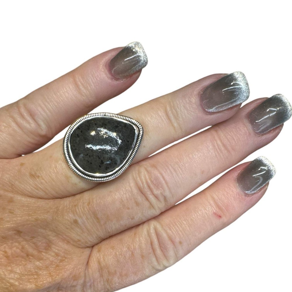 Yooperlite Solid 925 Sterling Silver Ring 6