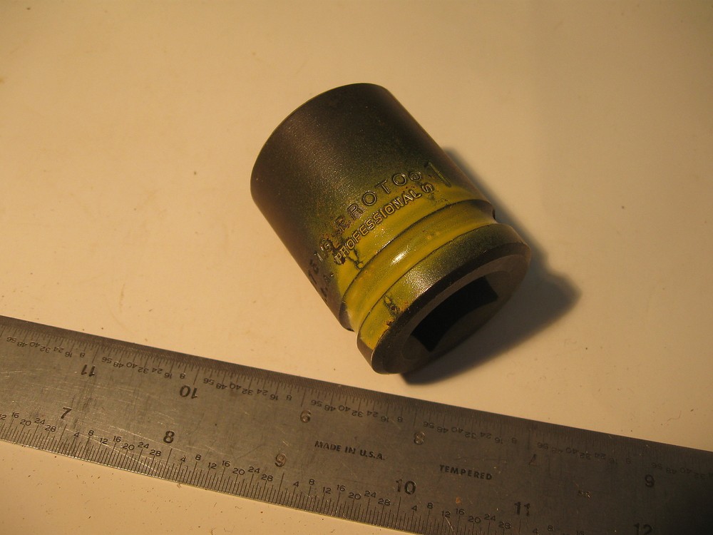 Proto 3/4" Drive, 1", Standard Depth Impact Socket NOS 07516