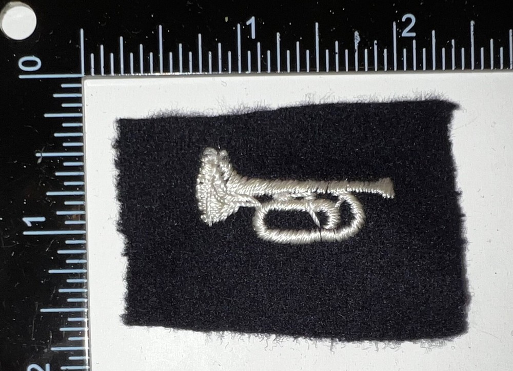 WWII USN US Navy Bugler Striker Distinguishing Mark Patch Rate