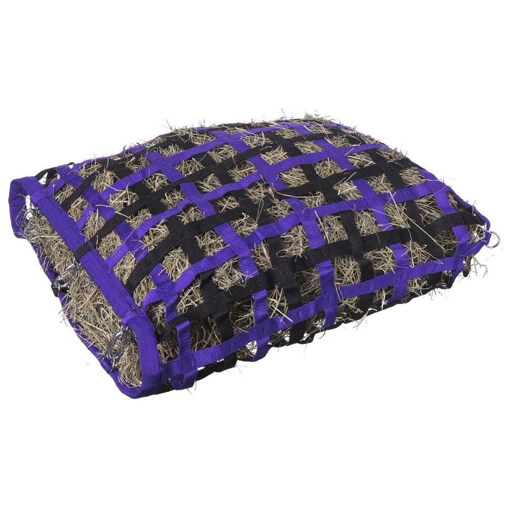 Slow Feeder Nylon Web Hay Feed Net - 2" x 2" Openings - 33" Long