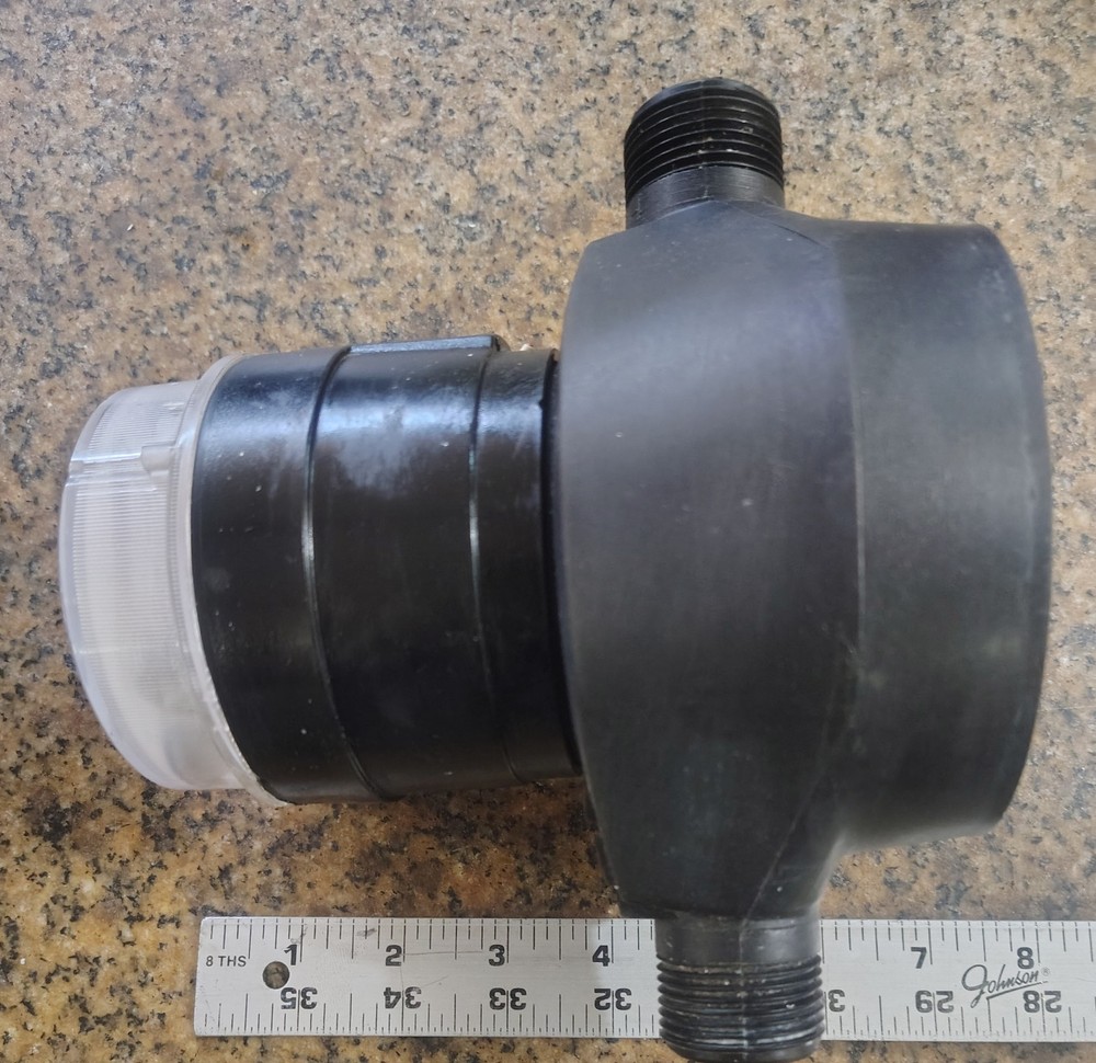 🗽BADGER METER READ-o-MATIC MODEL25 WITH BASE WATER METER