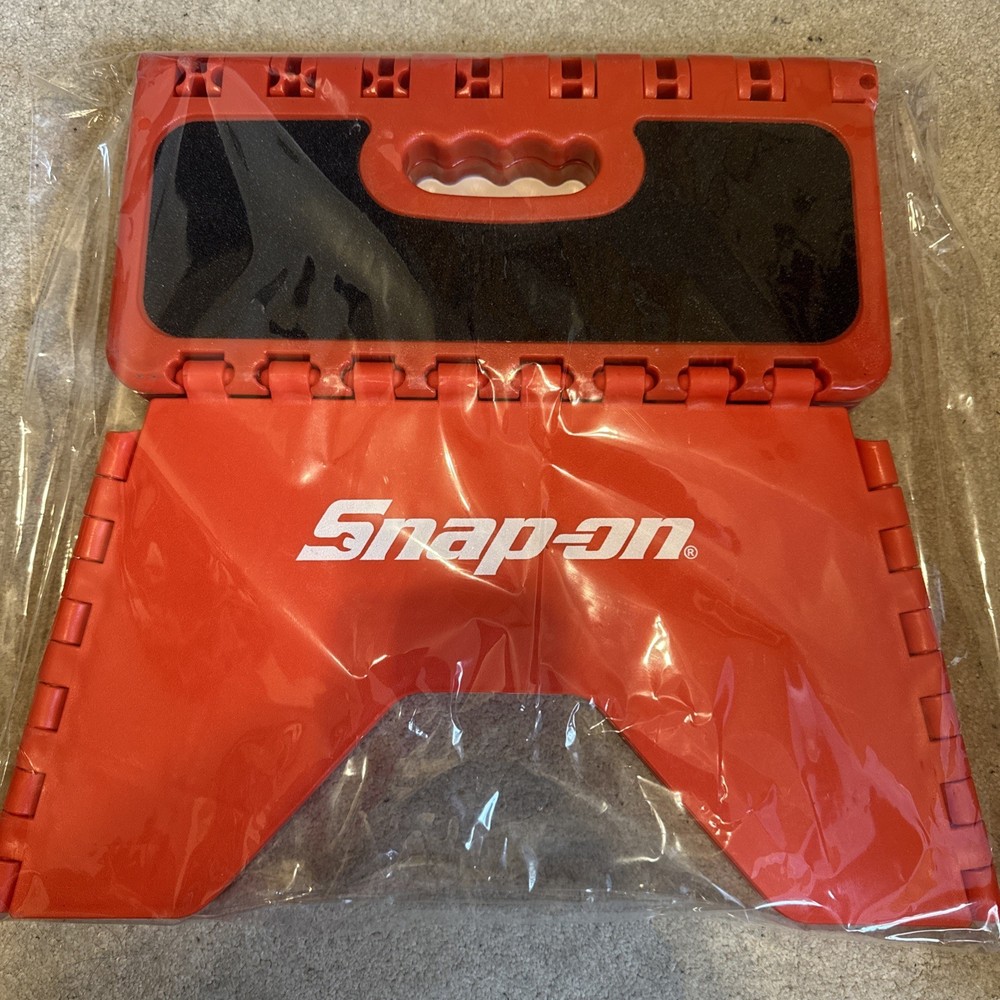 Snap On Folding Step / Stool In Red NEW