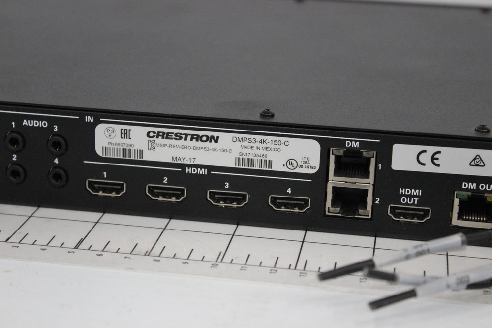 Crestron DMPS3-4K-150-C 4K Digital Media Presentation System w/ Rack Ears