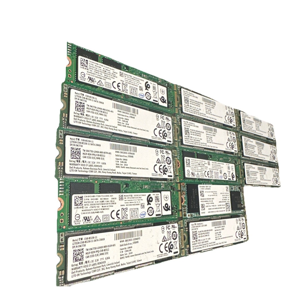 Dell-branded Intel M.2 SATA internal solid-state drive SSD 256GB