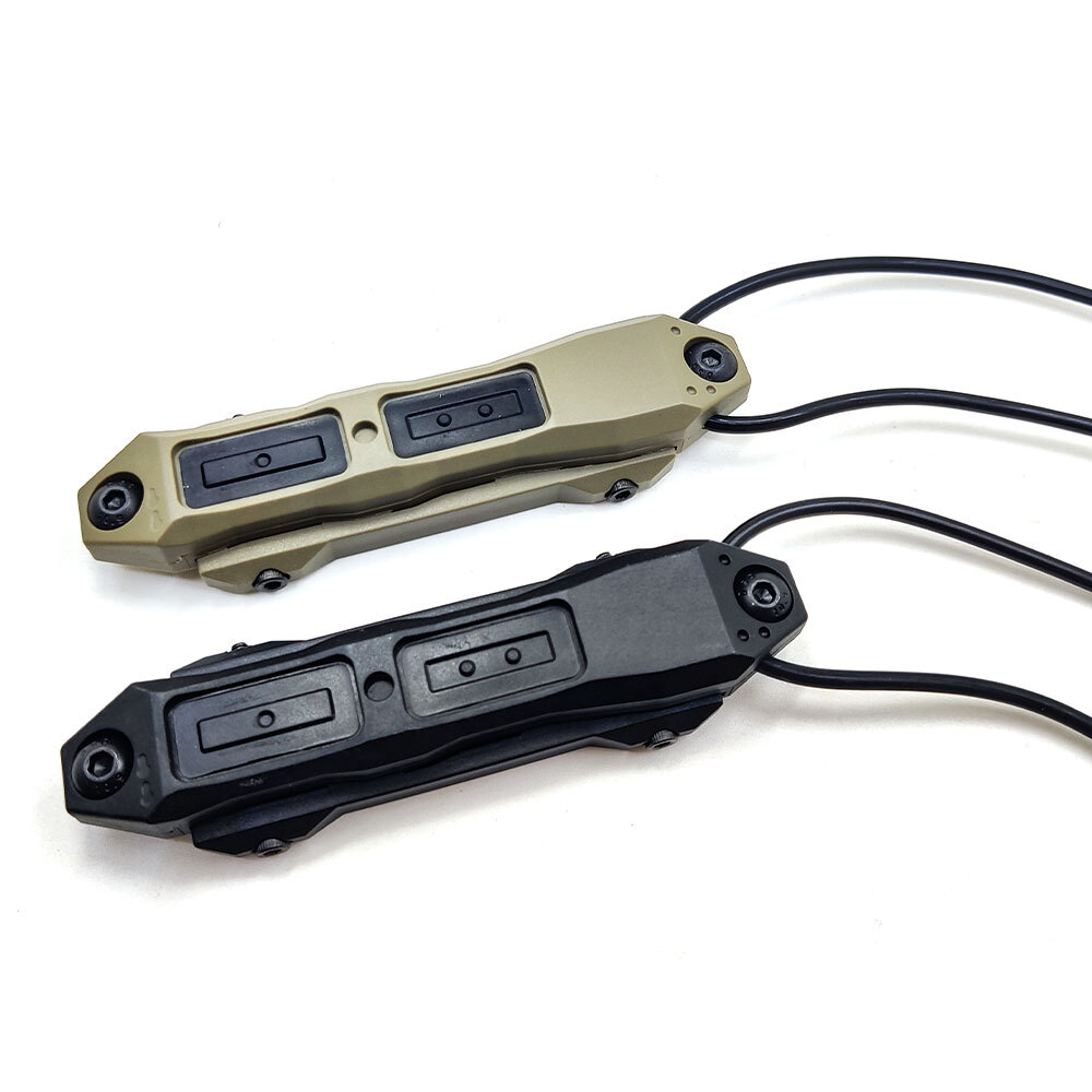 Tactical Augmented Dual Function Pressure Switch Crane PEQ DBAL Flashlight SOTAC