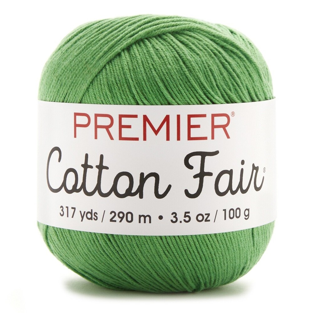 Cotton Fair Solid Yarn Leaf Green