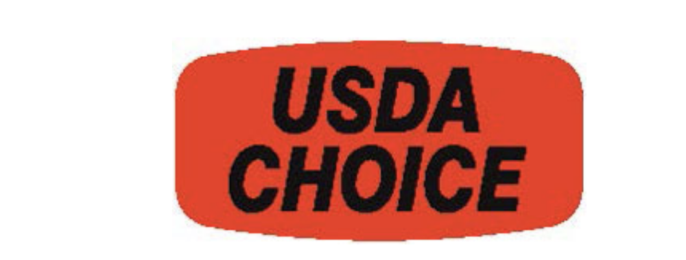 1000 each per roll USDA CHOICE MERCHANDISE LABELS STICKERS