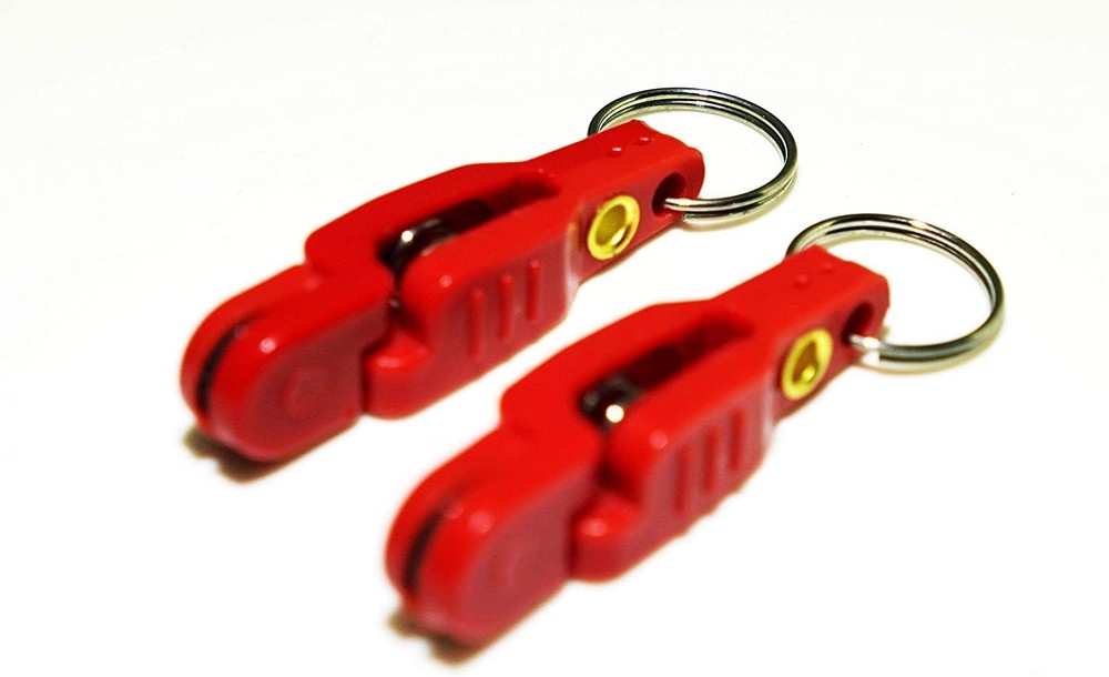 Snap Weights for trolling - Red Clip (Red- 25 Clips per Pack)