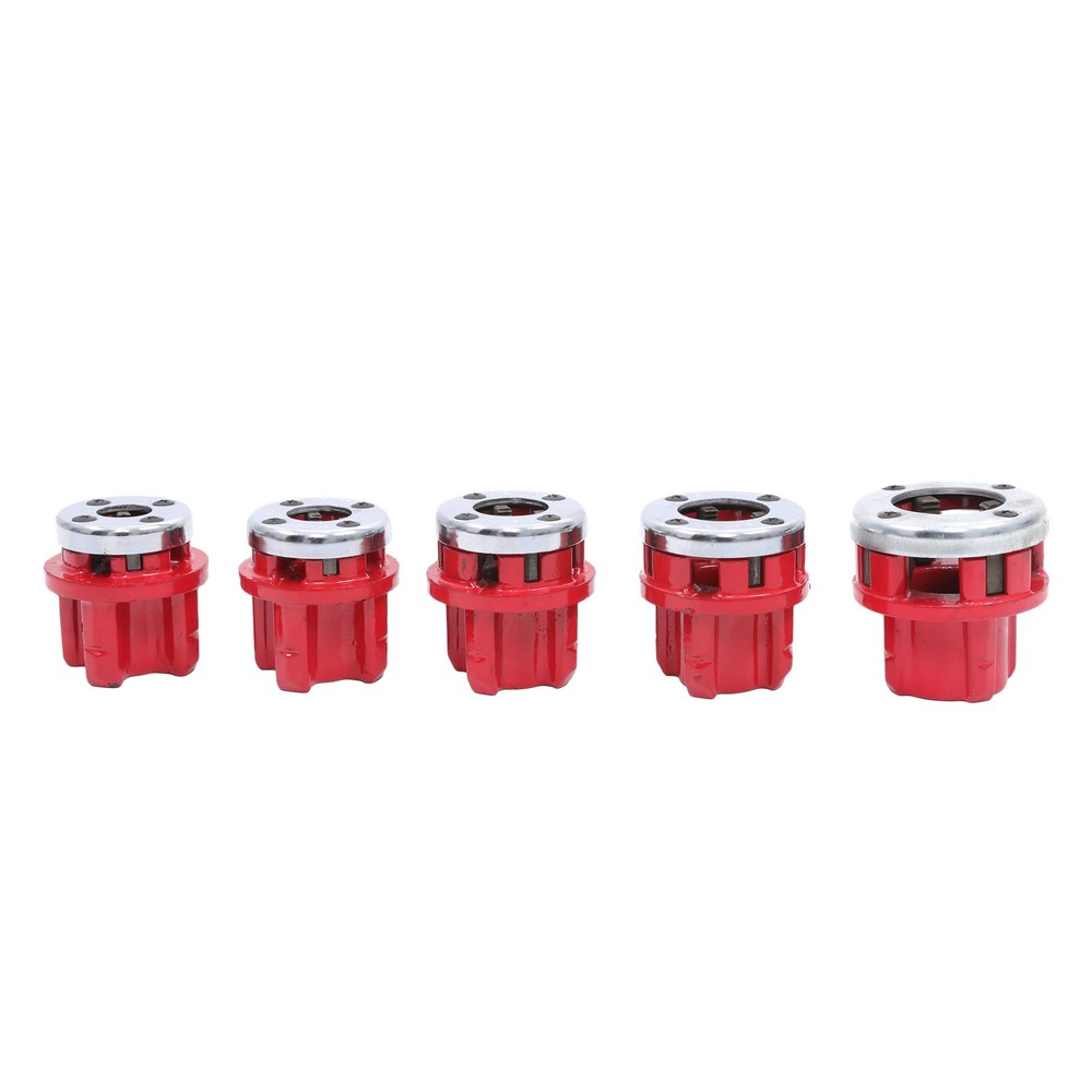 Ratchet Pipe Threader Kit Ratcheting Pipe Threading Tool Set With 6 Dies Set