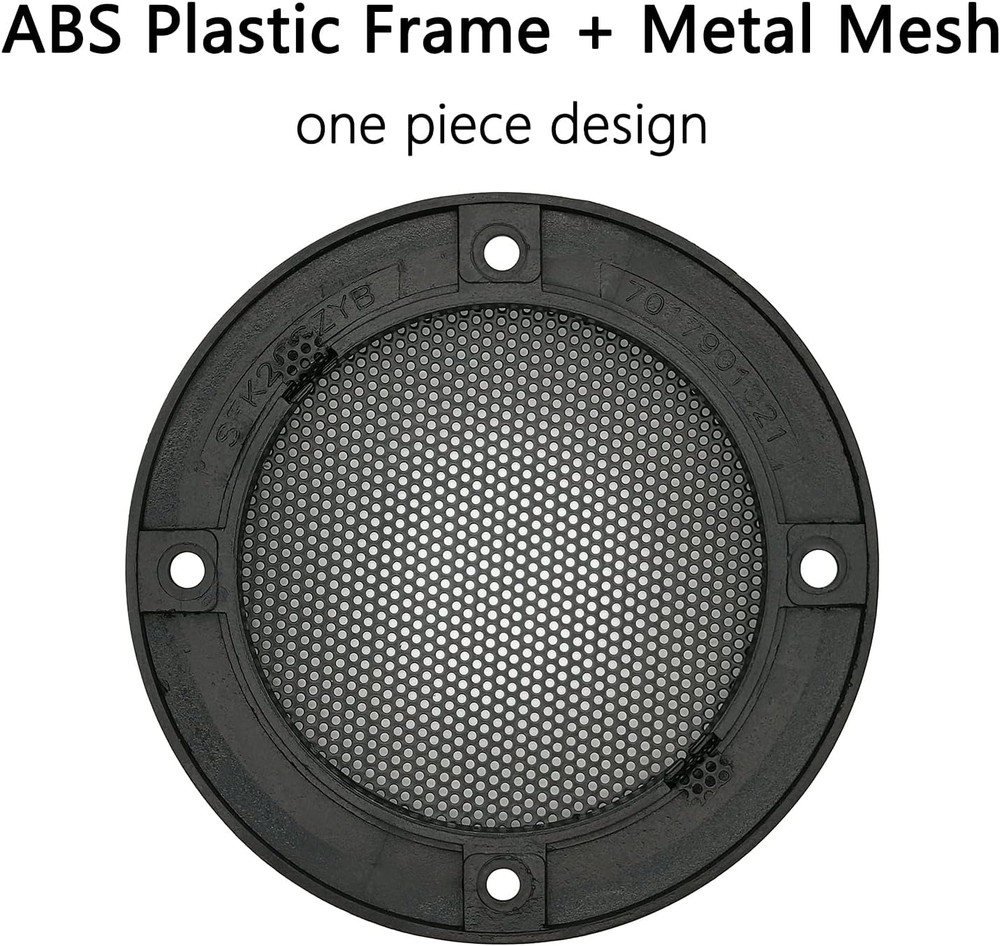 2pcs 3.5inch Mesh Speaker Grill Covers Guard Protector Speaker Decorative Circle