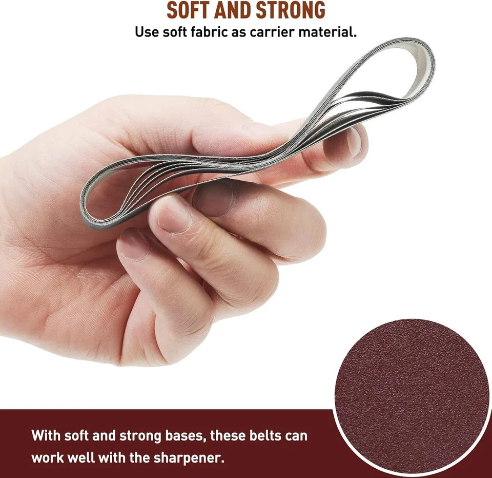 45New Replacement Belt Kit for Work Sharp Knife Tool Sharpener Ken Onion Edition