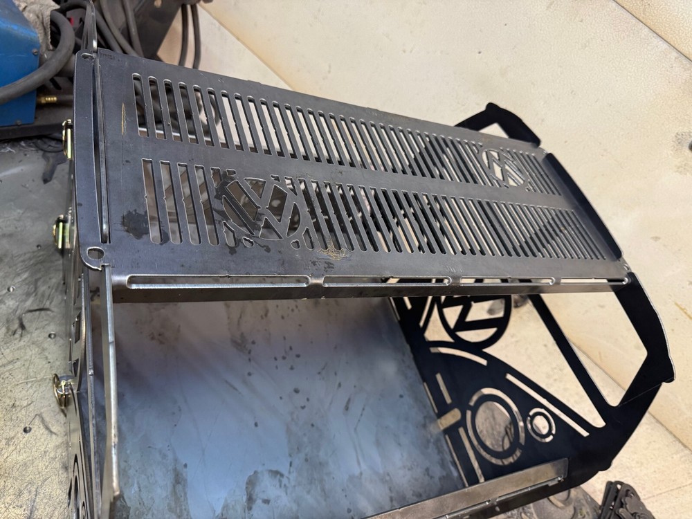 VW Bus collapsible firepit