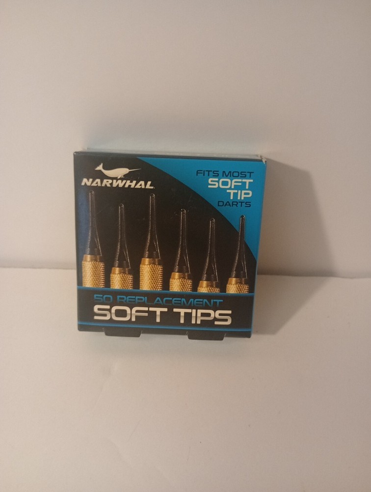 Narwhal Replacement Soft Tips for Darts - 50 Count - New in Package