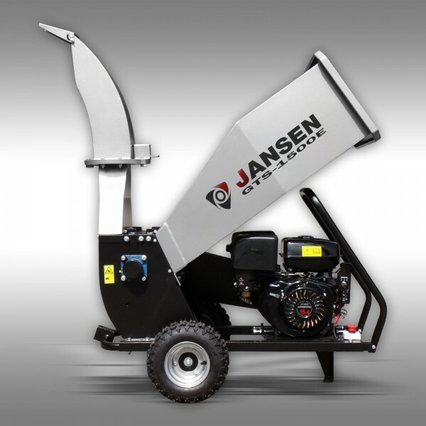 JANSEN SELF FEEDING Wood Chipper ELECTRIC START AND MANUAL STARTER,15HP