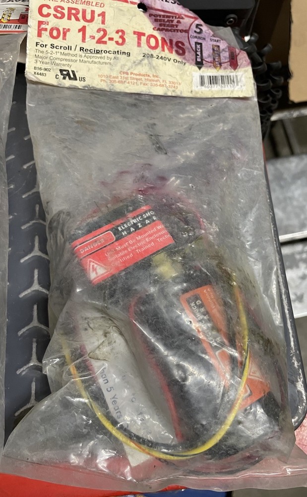 Compressor starting Kit CSRU1 1-2-3 Tons