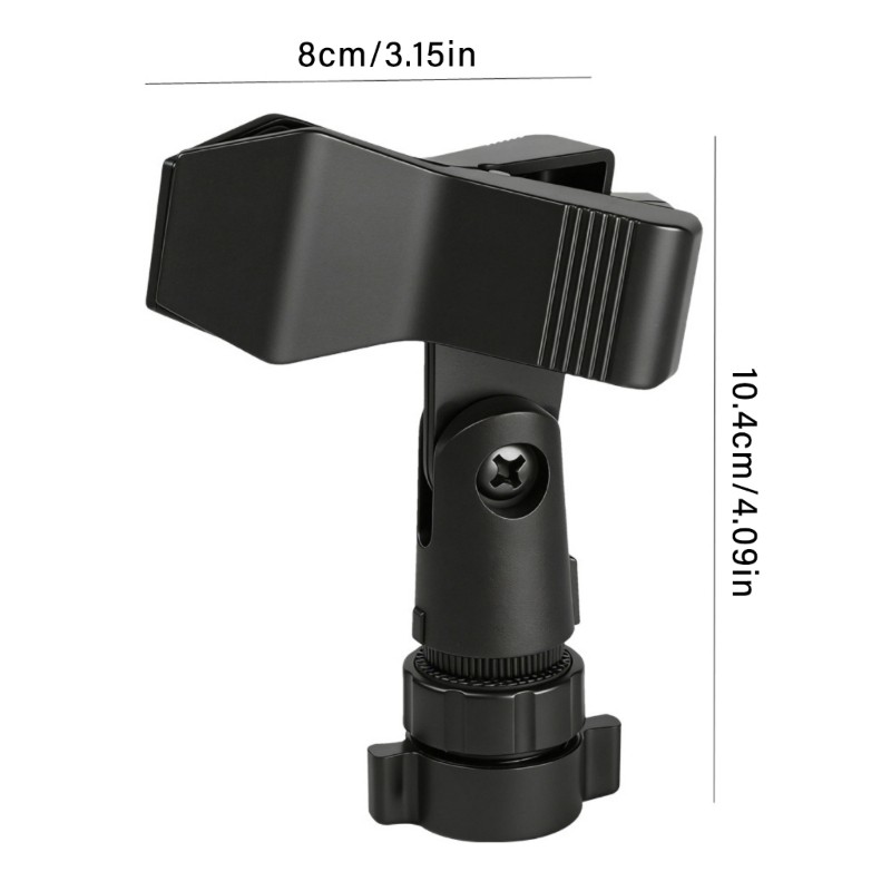 Multi Purpose Clip 17mm Base Ball Socket Adjustable For Handheld Fan Flashlights