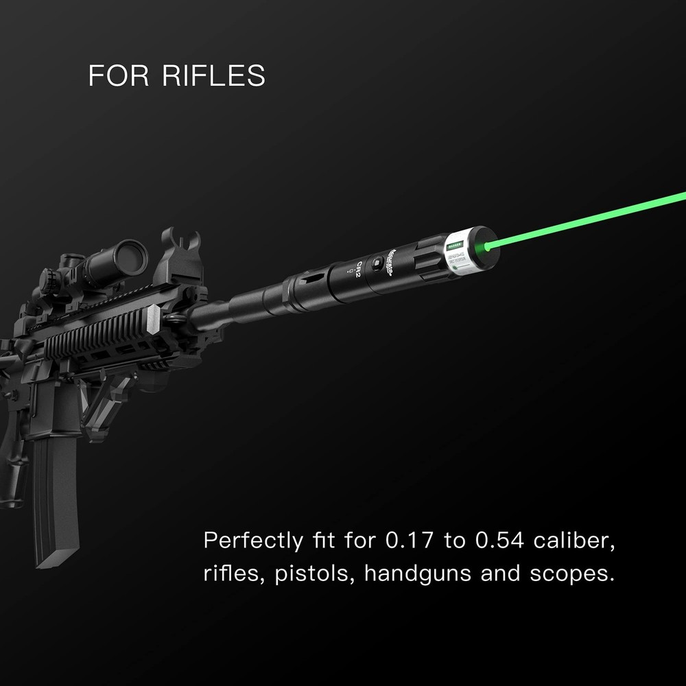 Laser BoreSighter Bore Sight kit Multiple Caliber, Laser Sight with Button Sw...