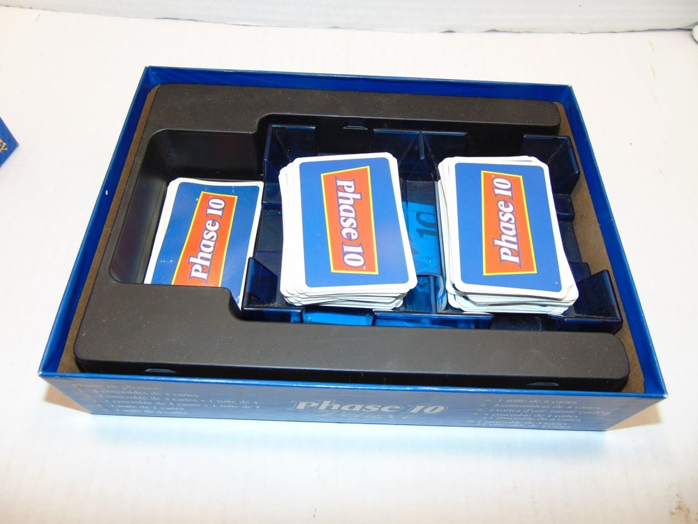 Phase 10 Deluxe Card Game Fundex 2002 **COMPLETE**