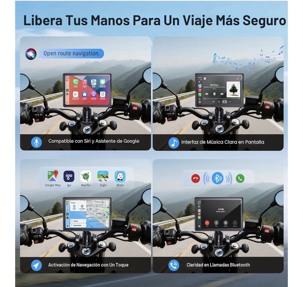 carplay motorcycle 5 Inch