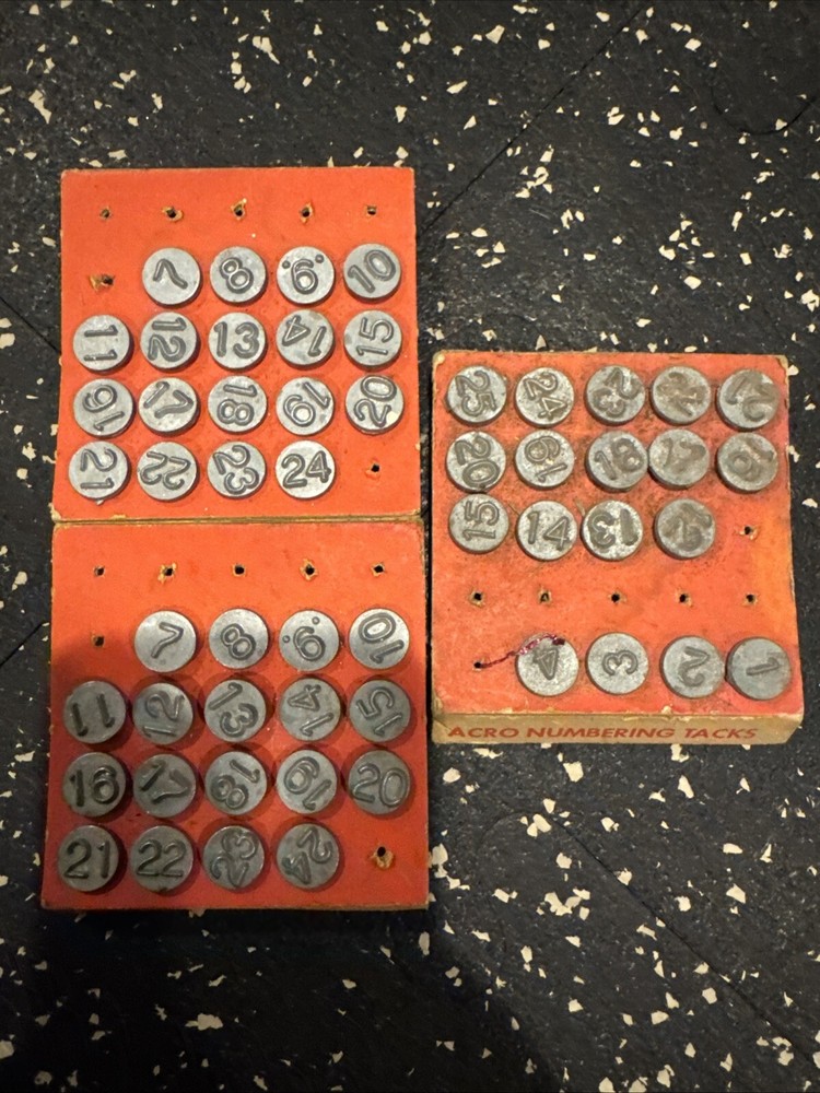 Vintage Acro Window Markers Partial Sets