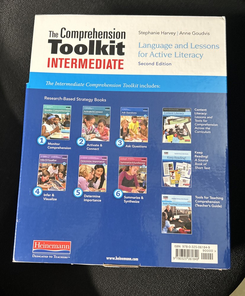 Heinemann The Intermediate Comprehension Toolkit Second Edition Grades 3-6 NEW