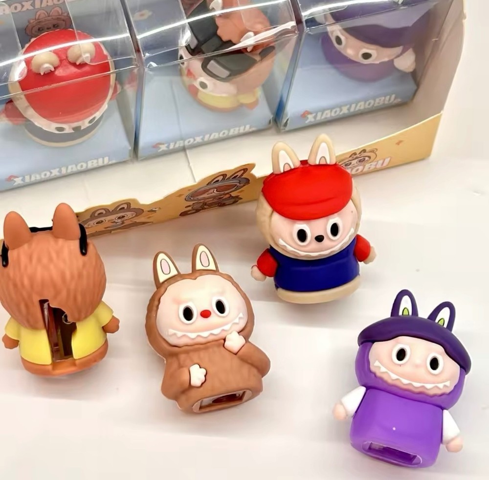 Labubu Pencil Sharpener Cartoon-Yellow Glasses!