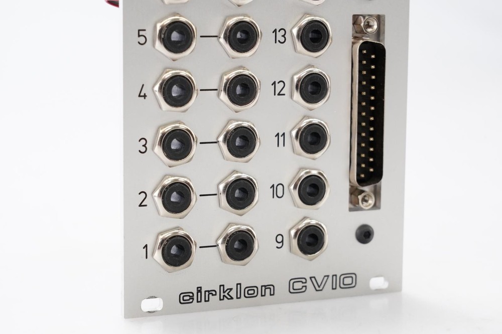 Sequentrix Cirklon CVIO Euro BOB Breakout Module w/ CV Patch Cable #52846