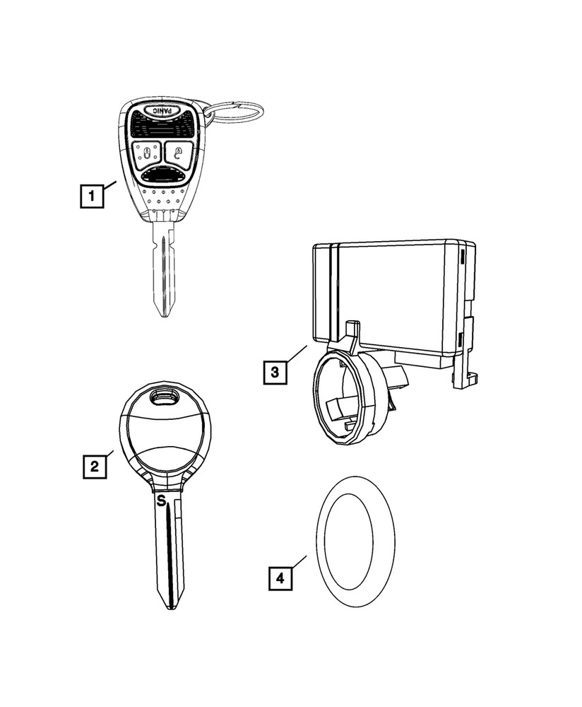 Genuine Mopar Immobilizer Module 5026142AC