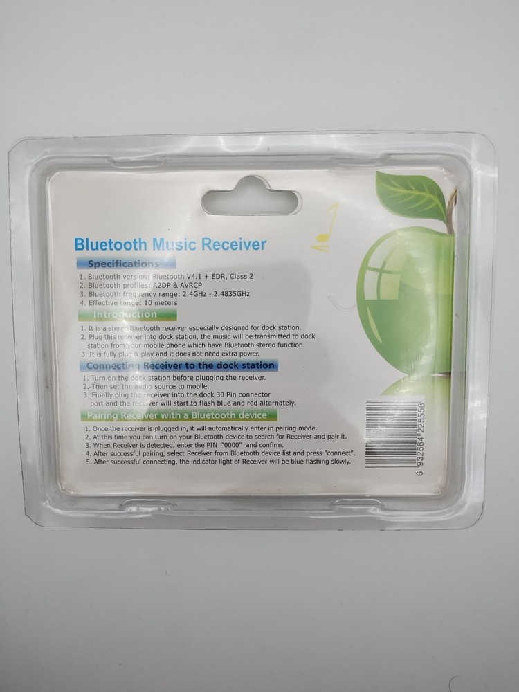 30pin iPod dock Bluetooth Adapter