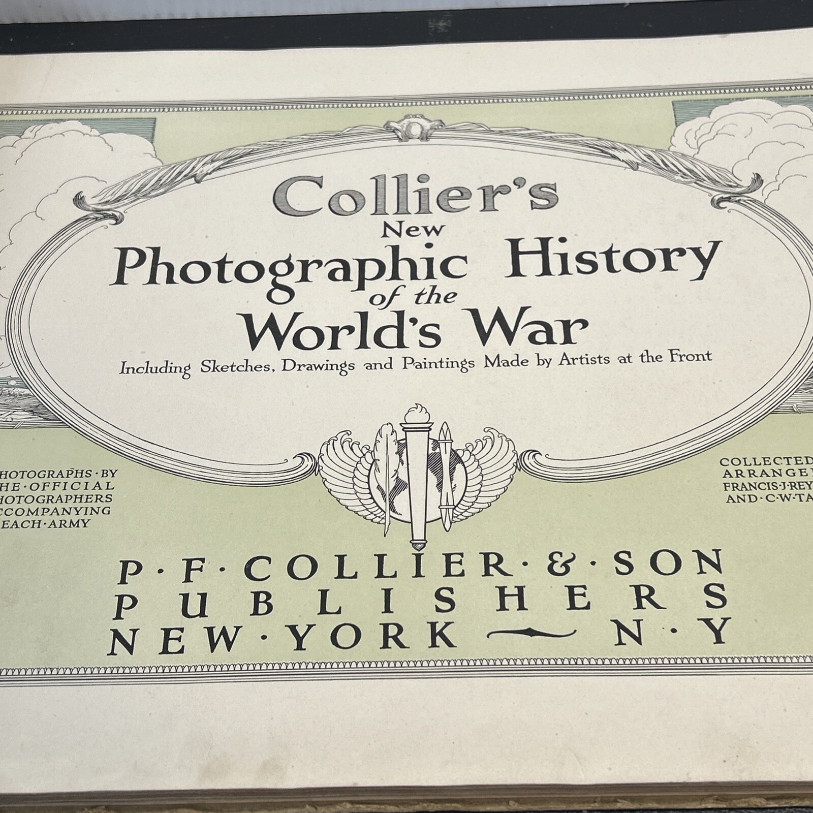 World War I One Colliers Photographic Coffee Table Book 100s Of Photos Used