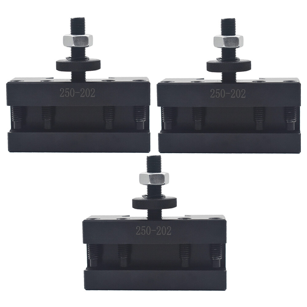 3Pcs BXA #2 250-202 Quick Change Turning Facing & Boring Tool Post Holder