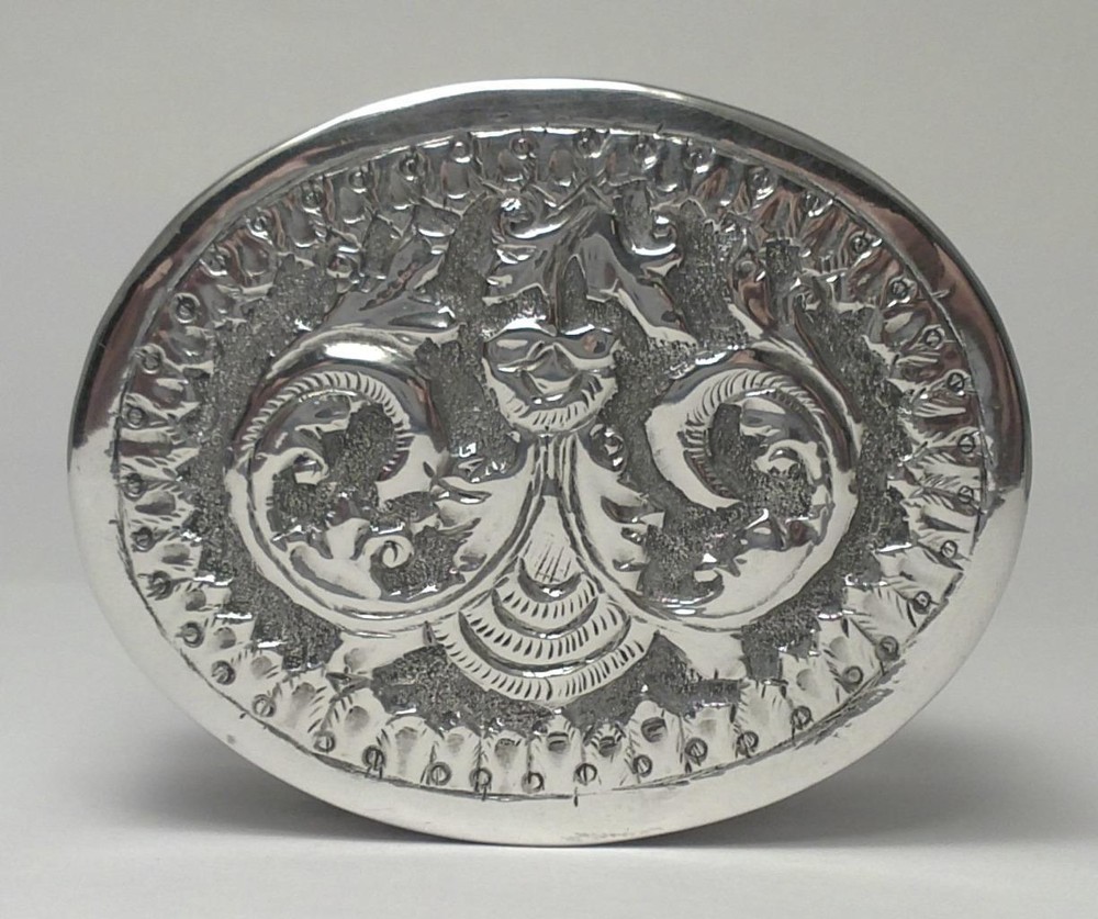 Vintage 800 Silver Trinket / Ring Box (Hand Crafted)–poss. Middle Eastern (34g)