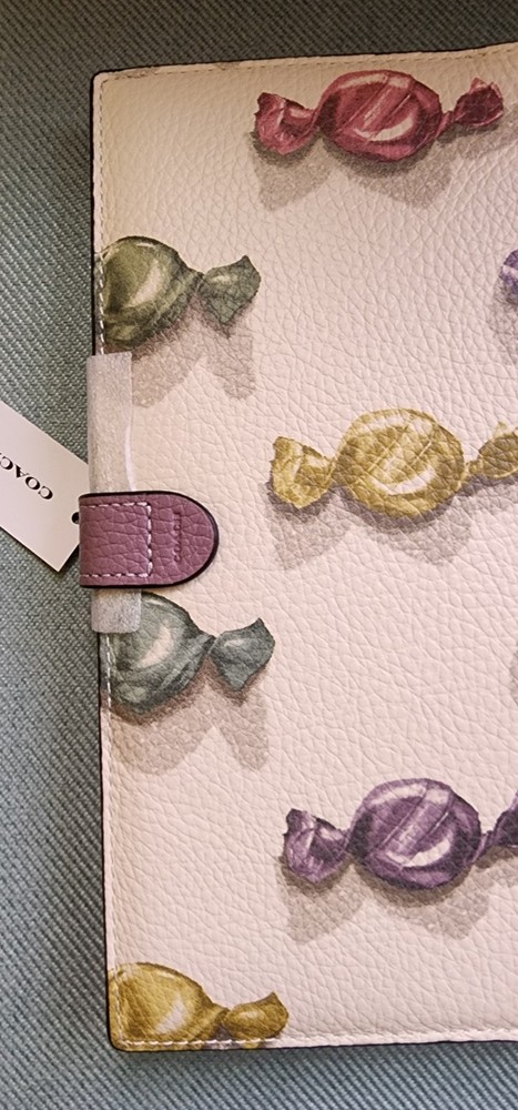 Coach Notebook With Candy Print NWT