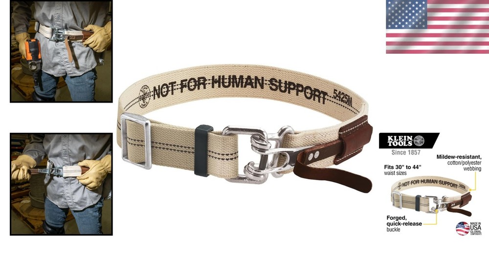 Lightweight Tool Belt with Quick Release