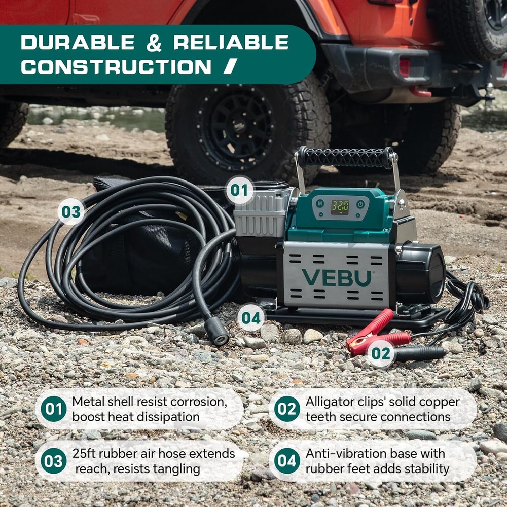 12V 150PSI RV Air Compressor Auto
