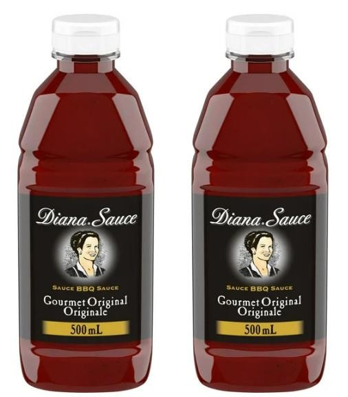 Diana Sauce, Original Barbecue, 500mL (2 Pack)